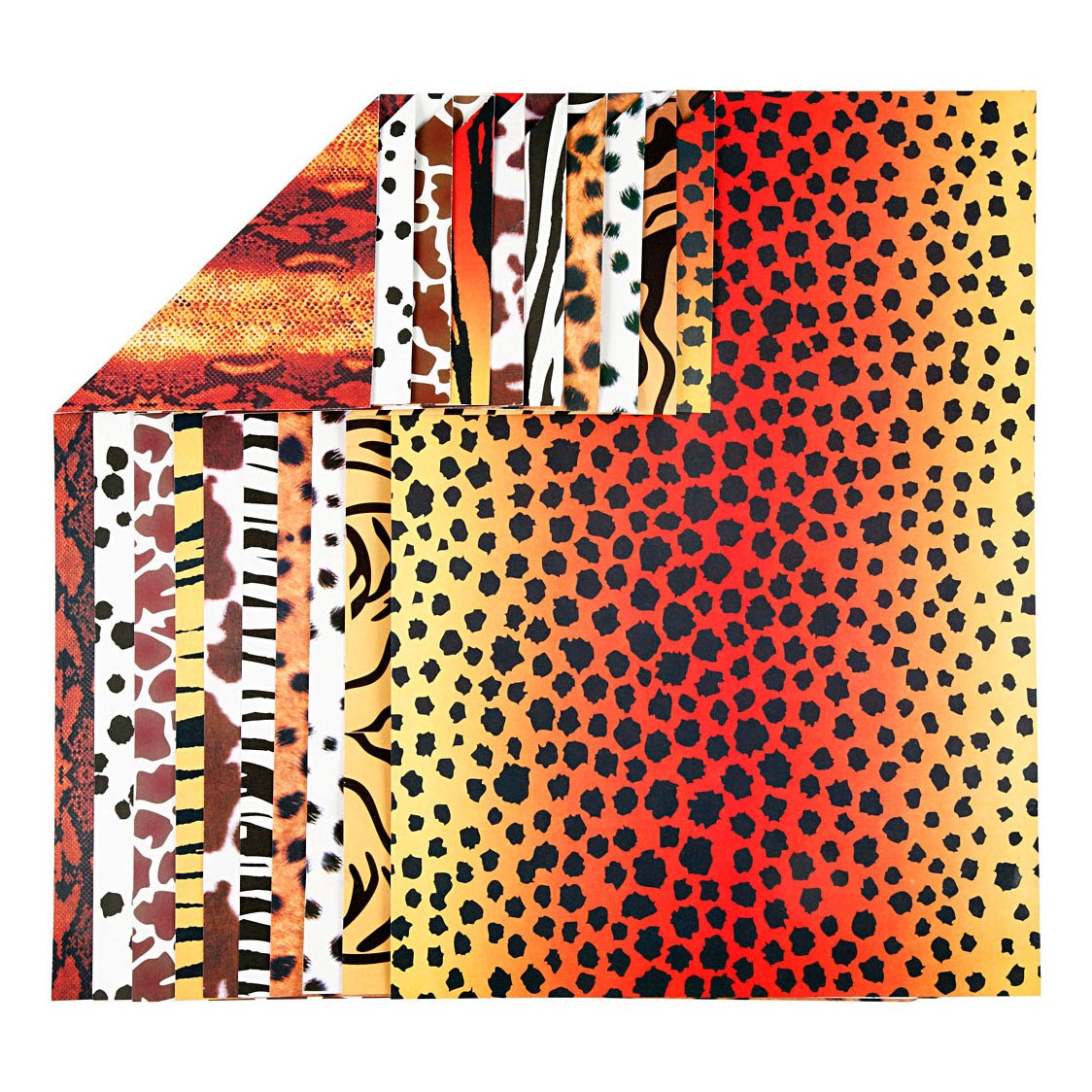 Animali Morifs Cardboard A4, 10 fogli