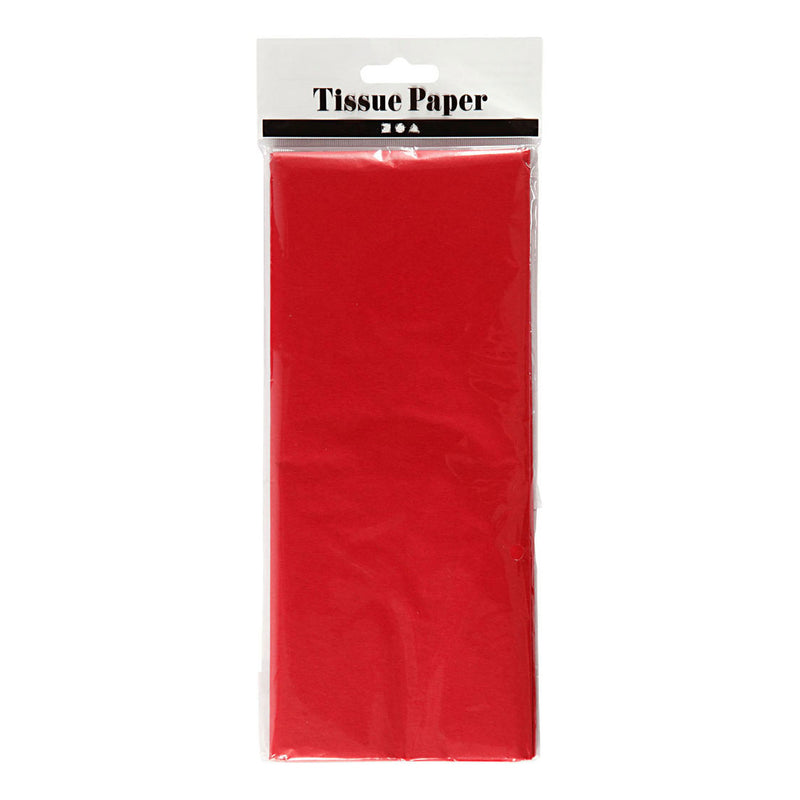 Creative Company Tissue Paper Red 10 Fogli 14 Gr, 50x70cm