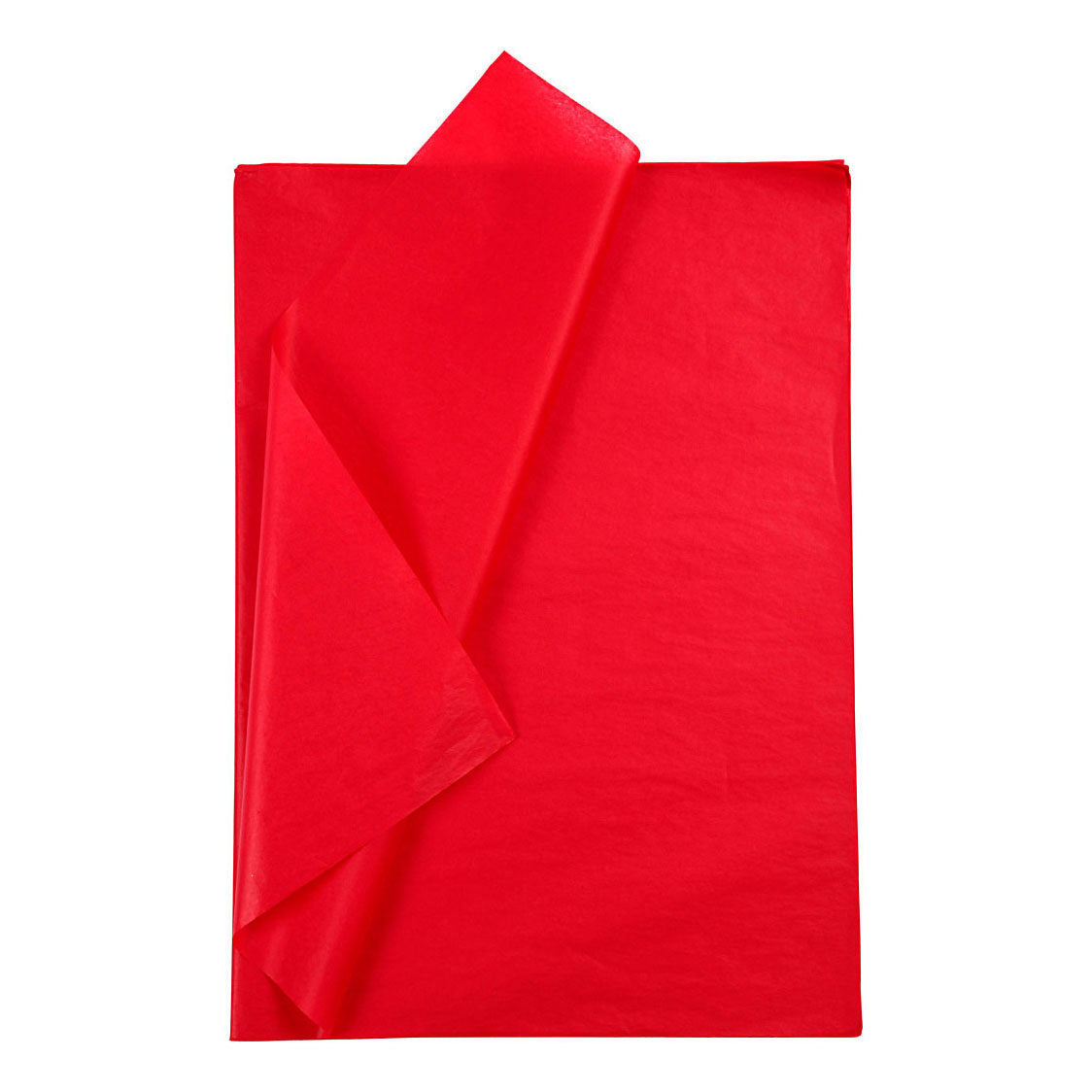 Creativ Company Papel de seda rojo 10 hojas 14 gr, 50x70cm