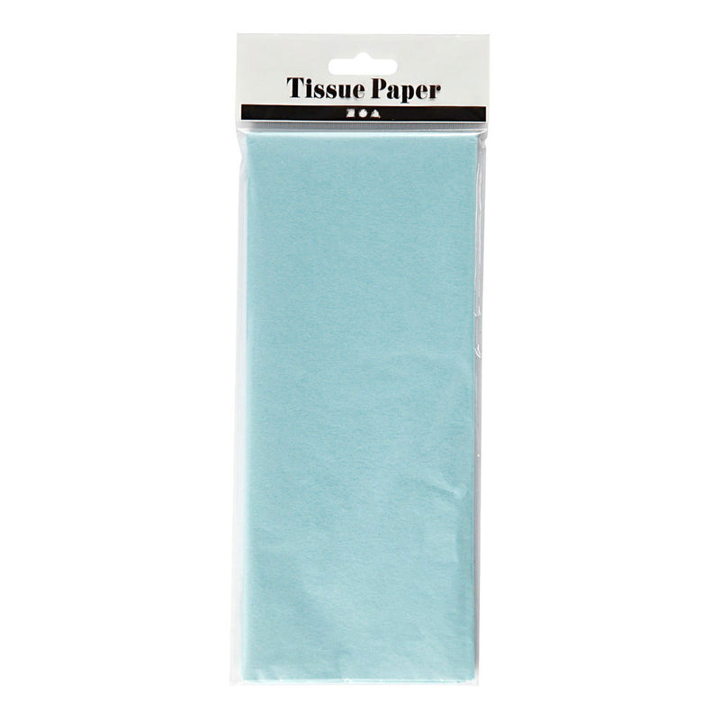 Creative Company Tissue Paper Light Blue 10 Fogli 14 Gr, 50x70cm