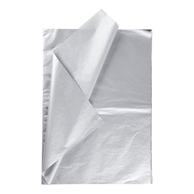 Creativ Company Tissue Paper Silver 6 Hojas 14 Gr, 50x70cm