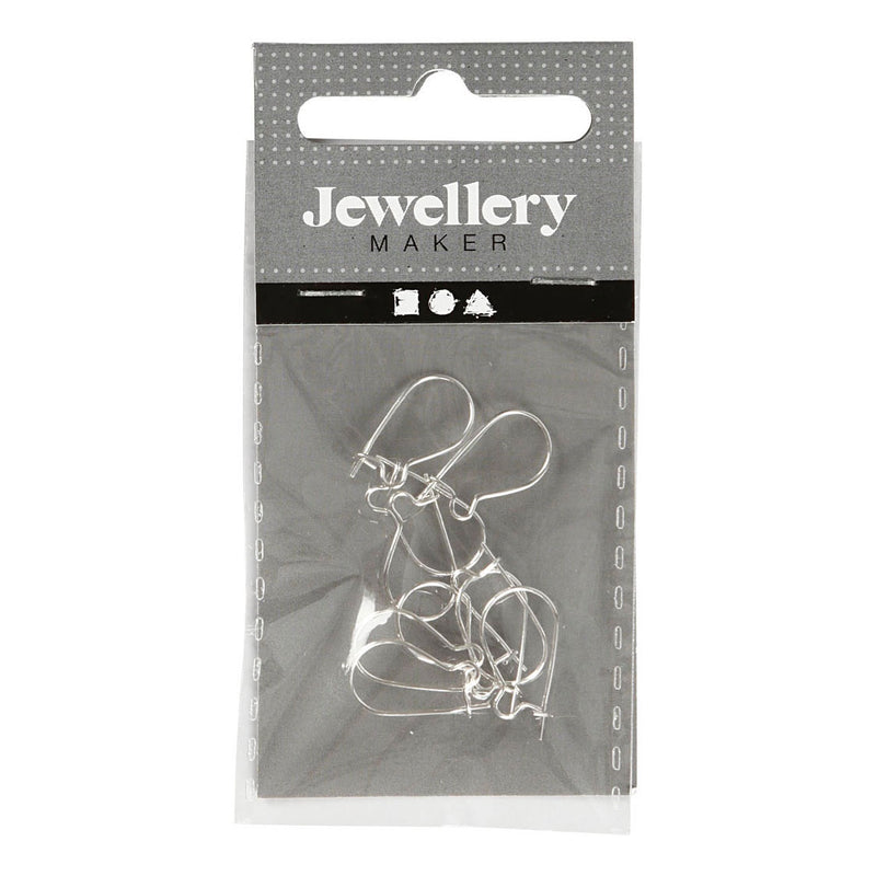 Creativ Company Orecchini placcati in argento, 10 pz.
