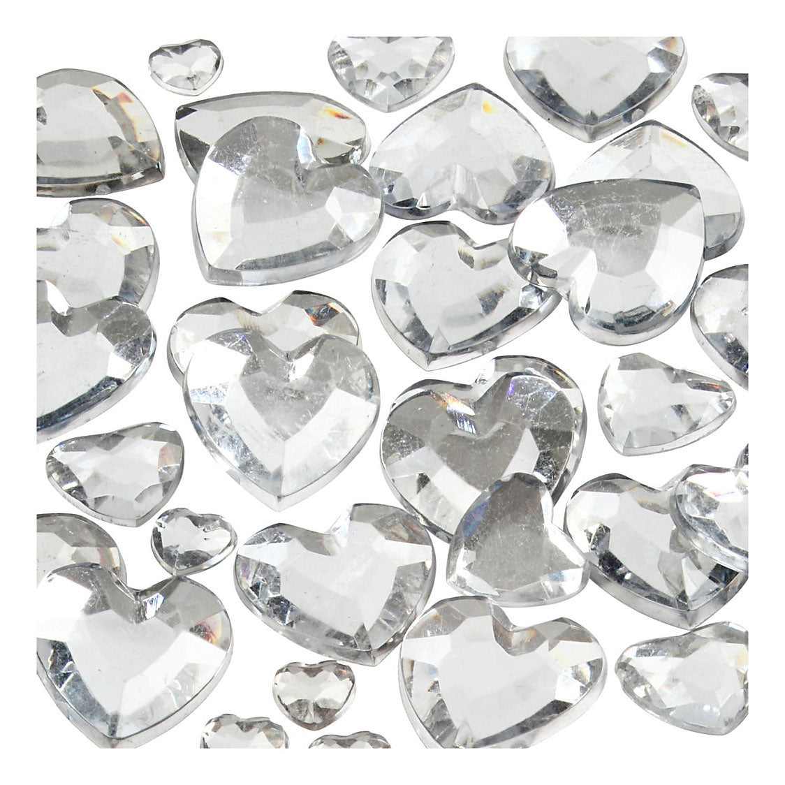 Creativ azienda strass argento vari, 252pz.