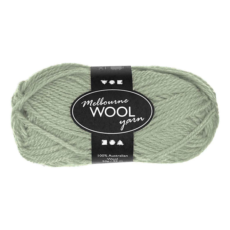 Creative Company Melbourne Yarn Light Green, 92m