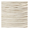 Creativ Company Cordón de algodón Blanco hueso Grosor 1 mm, 40m