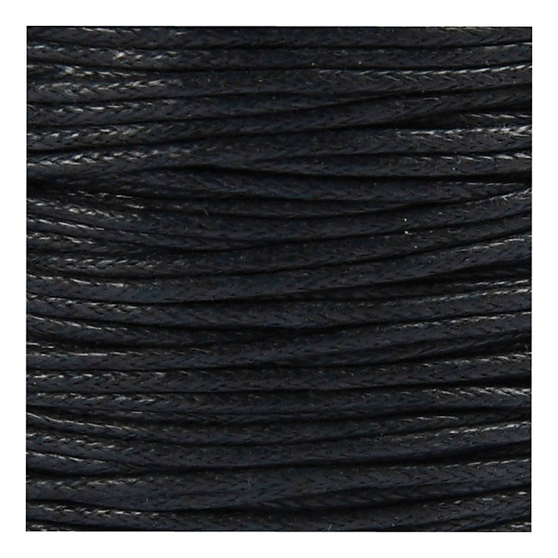 Creativ Company Cordoncino di cotone nero spessore 1 mm, 40 m