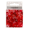 Creativ Company Perline sfaccettate Mix Armonia Rossa, 45 grammi