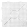 Creative Company Photo Pears Under Plate Clear Square 15x15cm, 2st.