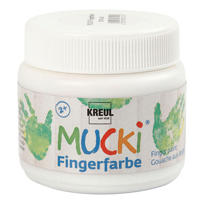 Creativ Company Mucki Finger Paint White, 150 ml