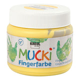 Creativ company mucki vingerverf geel, 150ml - afbeelding 1