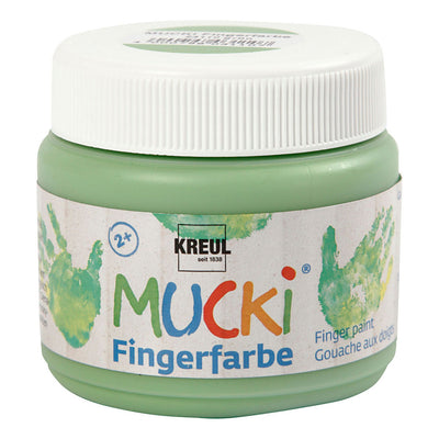 Creative Company Mucki Finger Paint Green, 150 ml