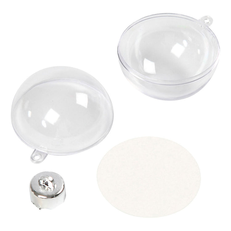 Creative Company DECO Balls trasparente 5 cm, 10st.