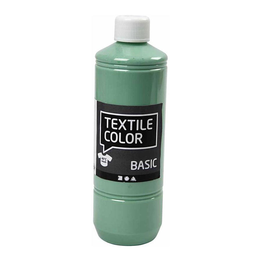 Creativ company textiel color verf - zeegroen, 500ml