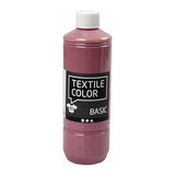 Creativ company textiel color verf - donkerroze, 500ml - afbeelding 1