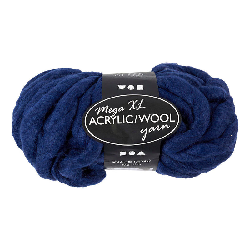 Creativ Company XL Yarn de Acvyl Dark Blue, 15m