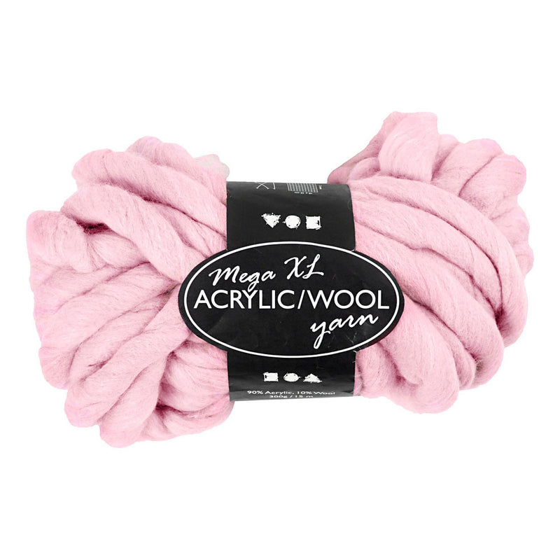 Creativ Company XL Yarn de Acryl Pink, 15m