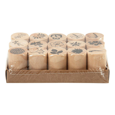 Creative Company Deco Art Stams Flowers and Foglie, 15dlg.