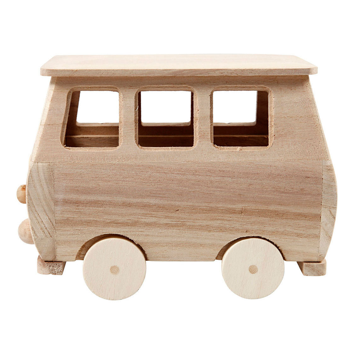 Creativ Company Mini bus in legno, 17x10x13 cm