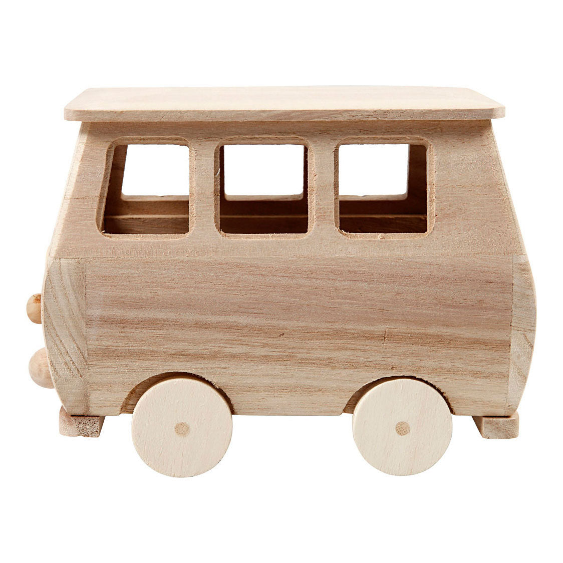Creative Company Wooden Mini Bus, 17x10x13cm