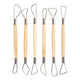 Creativ company mirrettes set ronde kanten, 6st.