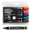 Creative Company Glasen Porcelain afferma Extra Colours, 6st.