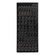Pegatizaciones de la compañía Createiv Big Figures Black, 1 Hoja