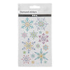 Creativ company diamant stickers ijskristallen, 1 vel