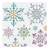 Creativ company diamant stickers ijskristallen, 1 vel