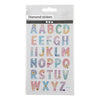 Creativ Company Diamond Stickers Alphabet, 1 foglio