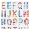 Creative Company Diamant Adesivo Alphabet, 1 foglio