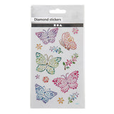 Creativ Company Diamant Stickers Butterfly, 1 hoja - afbeelding 2