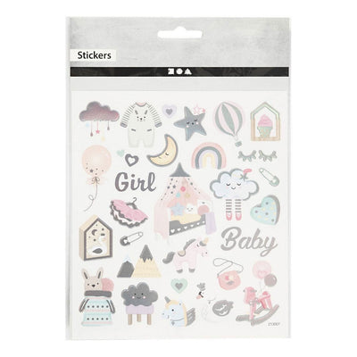 Creative Company Stickers bambina, 1 foglio