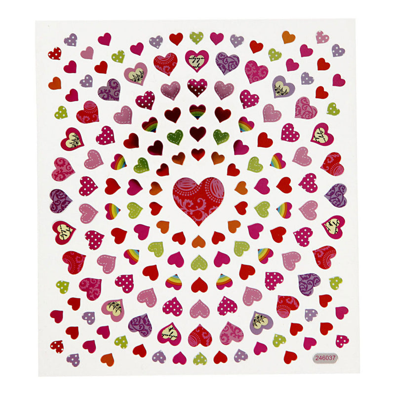 Pegatinas de creativ Company Corazones pequeños, 1 vel