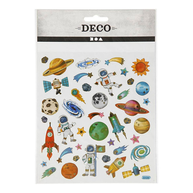 Stickers Space Travel de creativ Company, 1 hoja
