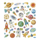 Stickers Space Travel de creativ Company, 1 hoja