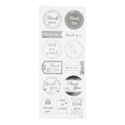 Pegatizaciones de creativ Company Silver Gracias, 1 Vel