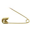 Creativ company veiligheidsspelden l: 22 mm dikte 0 6 mm goud 100stuks