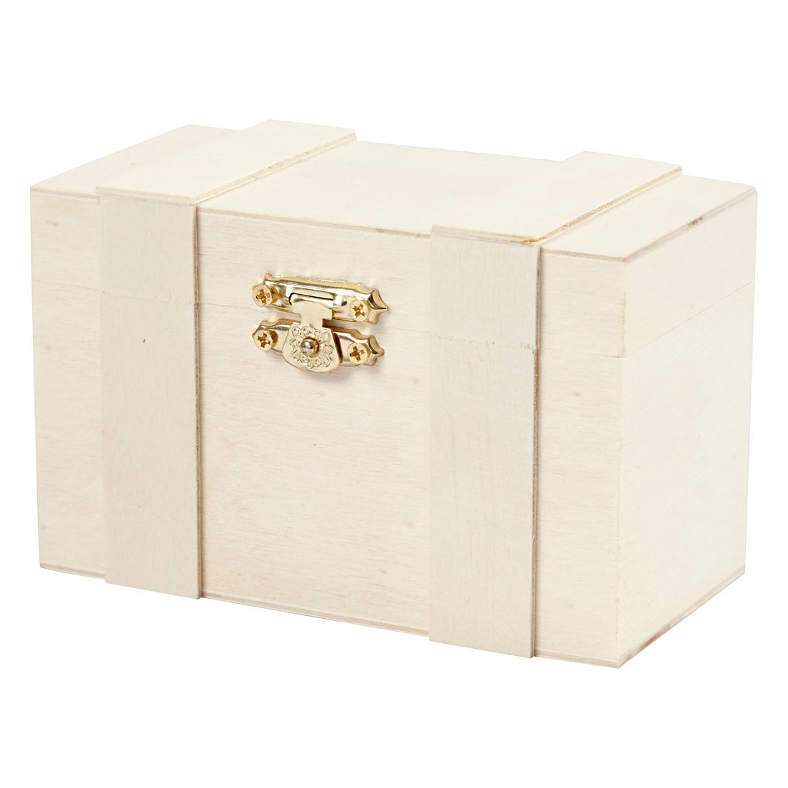 Creativ Company Wooden Treasure Cofre, 12.5x7.5x6cm
