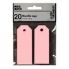 Creativ company manilla labels lichtrood, 20st.
