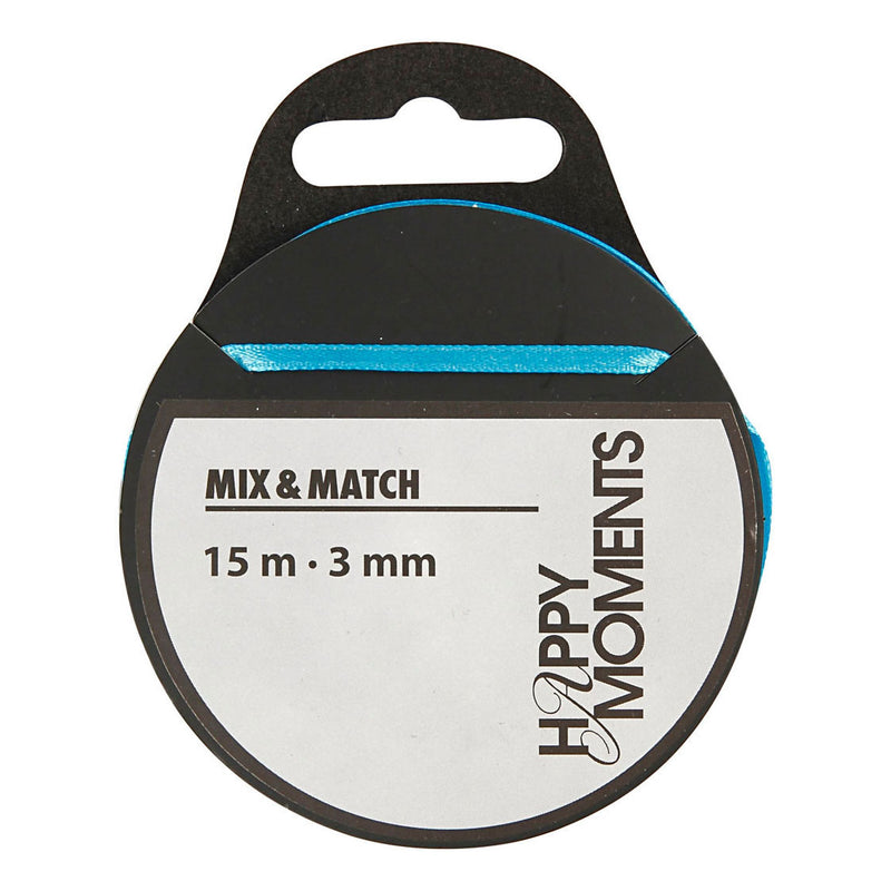 Creative Company Satin Ribbon Blu chiaro, 15m
