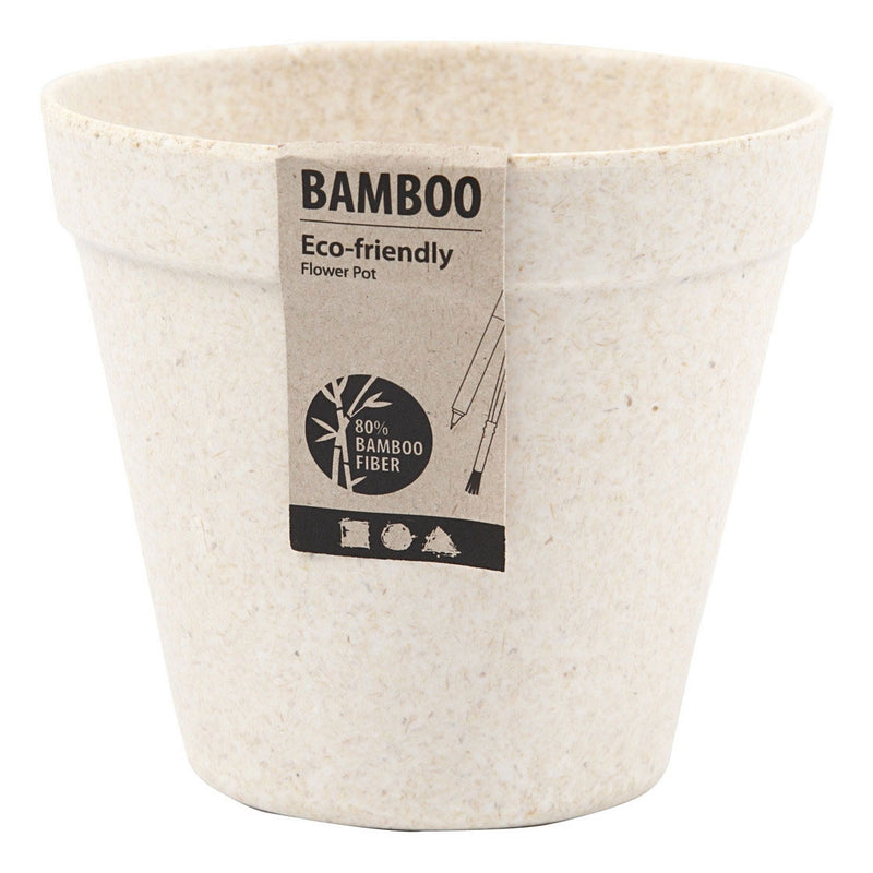 Creativ company bloempot bamboevezels, 10x11cm