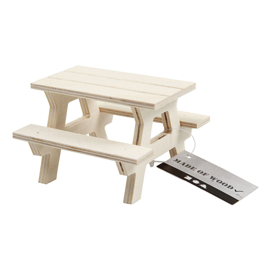 Creativ Company Mini mesa de picnic de madera