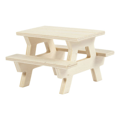 Creativ Company Mini mesa de picnic de madera