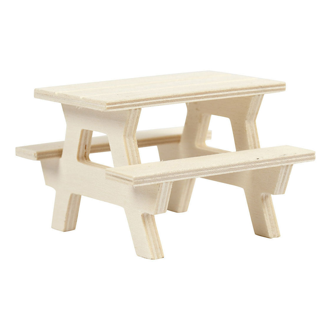 Creativ Company Mini mesa de picnic de madera