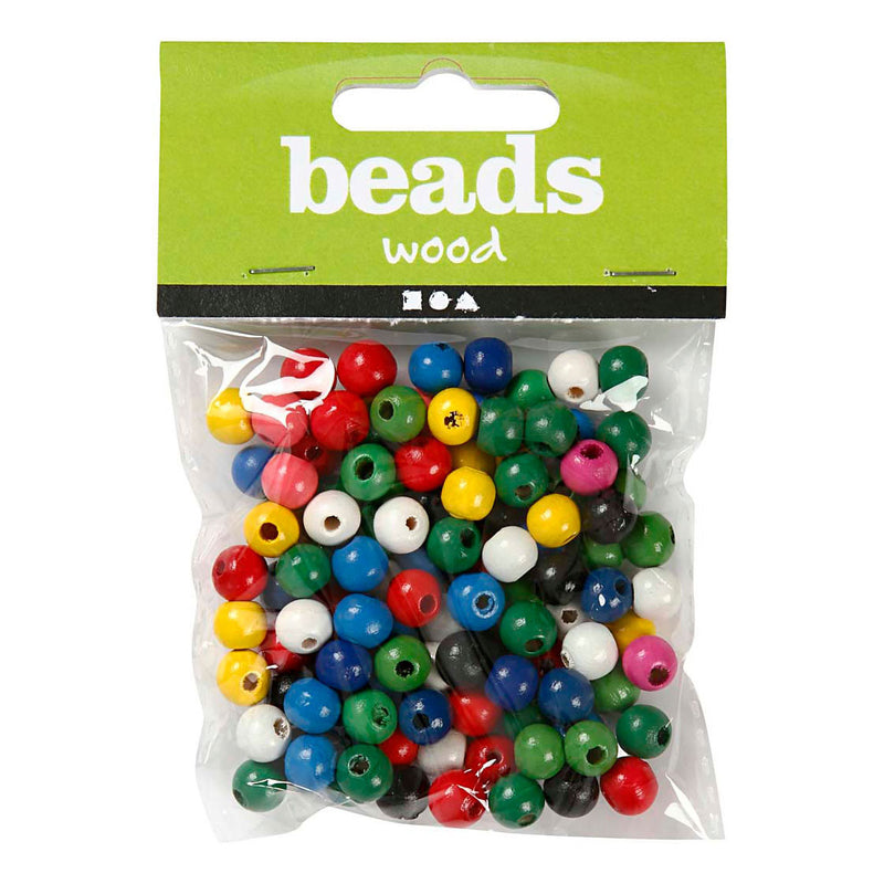 Creativ Company Wooden Beads Colores, 150º.