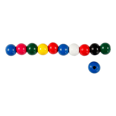 Creativ company https: www.cchobby.nl houten-kralen-d-8-mm-gatgrootte-2-mm-ca-80-stuk-diverse-kleuren-15-gr-1-doos