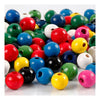 Creativ company houten kralen diverse kleuren, 80st.