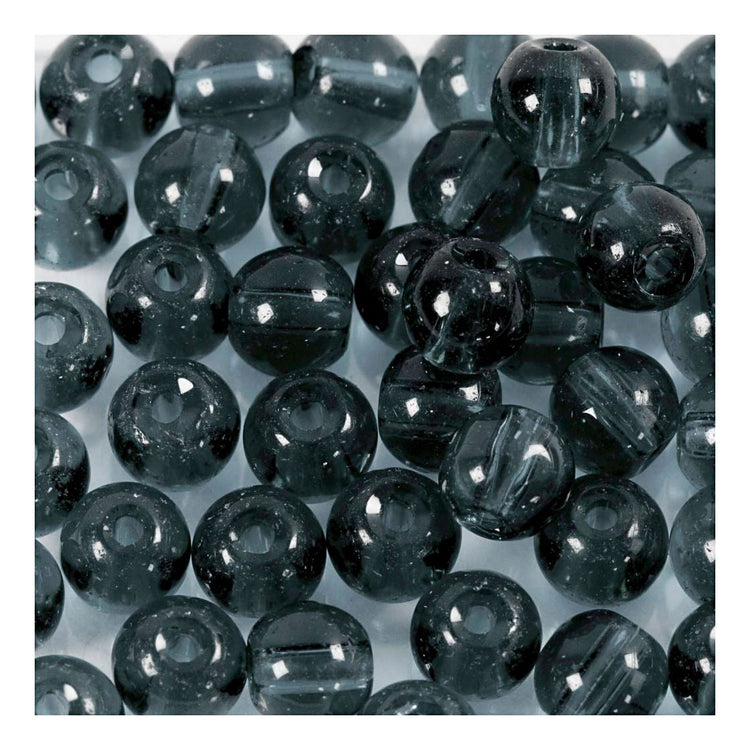 Creativ Company Glass Beads Gray, 45th.