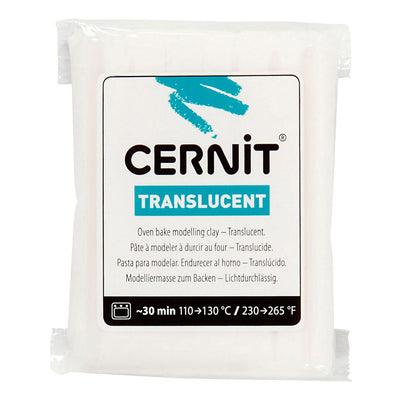 Creativ Company Cernit Modelling Clay Translucent, 56 grammi