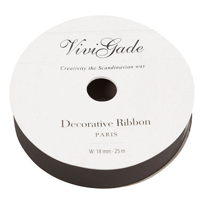 Creative Company Giftin Mat Black, 25m
